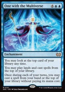 One with the Multiverse - Commander: Duskmourn: House of Horror (Mythic) [DSC-121]