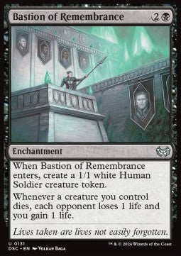 Bastion of Remembrance - Commander: Duskmourn: House of Horror (Uncommon) [DSC-131]