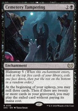 Cemetery Tampering - Commander: Duskmourn: House of Horror (Rare) [DSC-135]