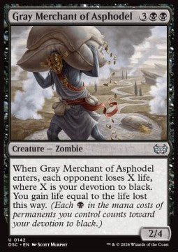 Gray Merchant of Asphodel - Commander: Duskmourn: House of Horror (Uncommon) [DSC-142]