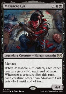 Massacre Girl - Commander: Duskmourn: House of Horror (Rare) [DSC-146]