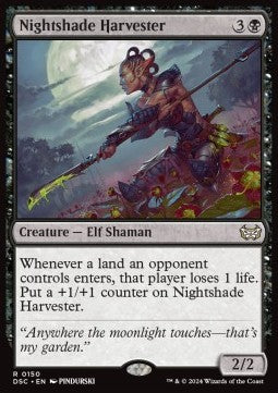 Nightshade Harvester - Commander: Duskmourn: House of Horror (Rare) [DSC-150]