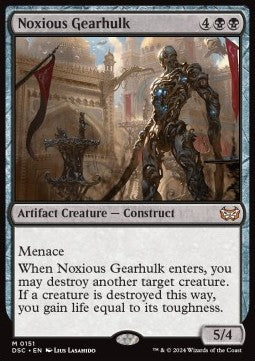 Noxious Gearhulk - Commander: Duskmourn: House of Horror (Mythic) [DSC-151]