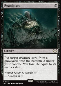 Reanimate - Commander: Duskmourn: House of Horror (Rare) [DSC-155]