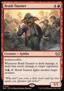 Brash Taunter - Commander: Duskmourn: House of Horror (Rare) [DSC-161]