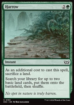 Harrow - Commander: Duskmourn: House of Horror (Common) [DSC-183]