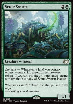 Scute Swarm - Commander: Duskmourn: House of Horror (Rare) [DSC-197]