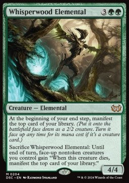 Whisperwood Elemental - Commander: Duskmourn: House of Horror (Mythic) [DSC-204]
