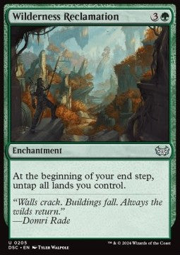 Wilderness Reclamation - Commander: Duskmourn: House of Horror (Uncommon) [DSC-205]