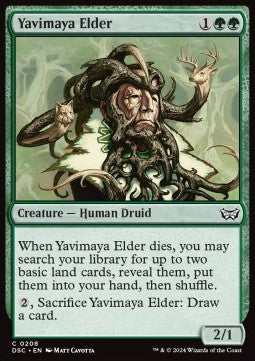 Yavimaya Elder - Commander: Duskmourn: House of Horror (Common) [DSC-208]