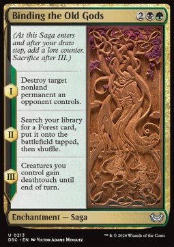 Binding the Old Gods - Commander: Duskmourn: House of Horror (Uncommon) [DSC-213]