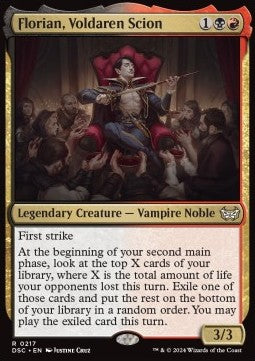 Florian, Voldaren Scion - Commander: Duskmourn: House of Horror (Rare) [DSC-217]