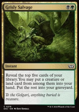 Grisly Salvage - Commander: Duskmourn: House of Horror (Common) [DSC-219]