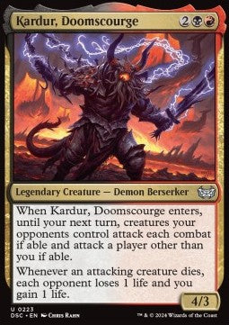 Kardur, Doomscourge - Commander: Duskmourn: House of Horror (Uncommon) [DSC-223]