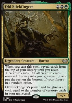 Old Stickfingers - Commander: Duskmourn: House of Horror (Rare) [DSC-227]