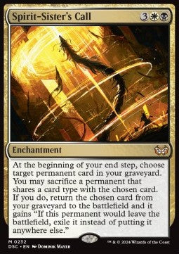 Spirit-Sister's Call - Commander: Duskmourn: House of Horror (Mythic) [DSC-232]