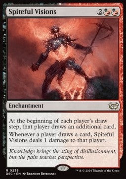Spiteful Visions - Commander: Duskmourn: House of Horror (Rare) [DSC-233]