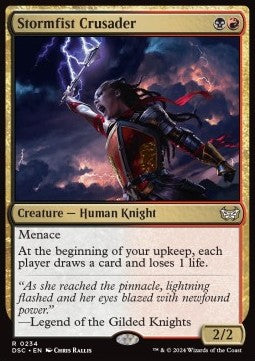 Stormfist Crusader - Commander: Duskmourn: House of Horror (Rare) [DSC-234]