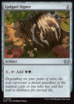 Golgari Signet - Commander: Duskmourn: House of Horror (Uncommon) [DSC-246]
