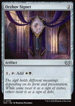 Orzhov Signet - Commander: Duskmourn: House of Horror (Uncommon) [DSC-249]