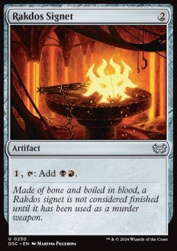 Rakdos Signet - Commander: Duskmourn: House of Horror (Uncommon) [DSC-250]