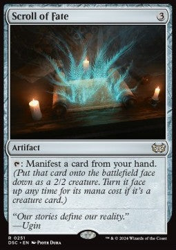 Scroll of Fate - Commander: Duskmourn: House of Horror (Rare) [DSC-251]
