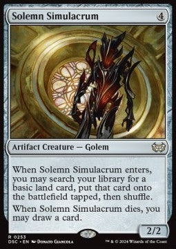 Solemn Simulacrum - Commander: Duskmourn: House of Horror (Rare) [DSC-253]