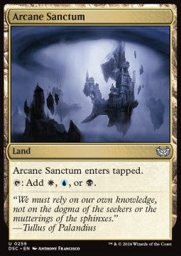 Arcane Sanctum - Commander: Duskmourn: House of Horror (Uncommon) [DSC-259]