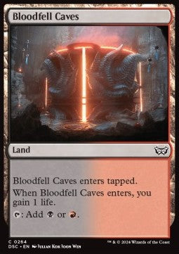 Bloodfell Caves - Commander: Duskmourn: House of Horror (Common) [DSC-264]