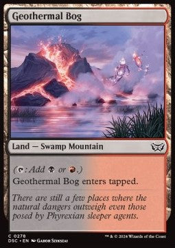 Geothermal Bog - Commander: Duskmourn: House of Horror (Common) [DSC-278]