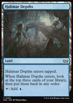 Halimar Depths - Commander: Duskmourn: House of Horror (Common) [DSC-282]