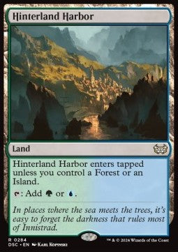 Hinterland Harbor - Commander: Duskmourn: House of Horror (Rare) [DSC-284]