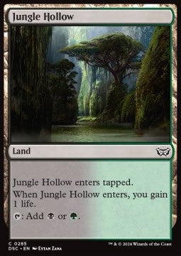 Jungle Hollow - Commander: Duskmourn: House of Horror (Common) [DSC-285]