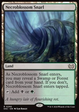 Necroblossom Snarl - Commander: Duskmourn: House of Horror (Rare) [DSC-290]