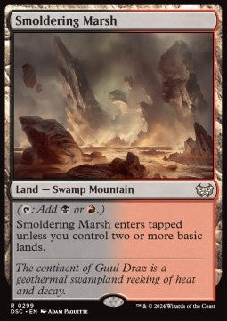 Smoldering Marsh - Commander: Duskmourn: House of Horror (Rare) [DSC-299]