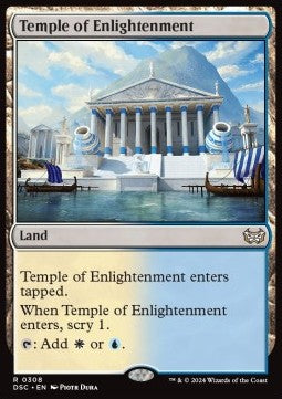 Temple of Enlightenment - Commander: Duskmourn: House of Horror (Rare) [DSC-308]
