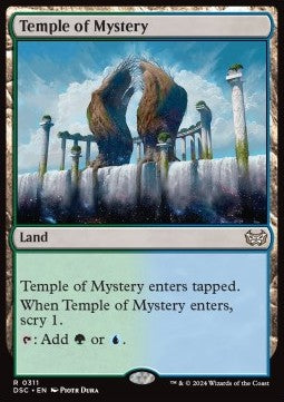 Temple of Mystery - Commander: Duskmourn: House of Horror (Rare) [DSC-311]