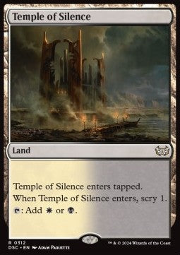 Temple of Silence - Commander: Duskmourn: House of Horror (Rare) [DSC-312]
