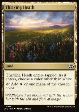 Thriving Heath - Commander: Duskmourn: House of Horror (Common) [DSC-315]