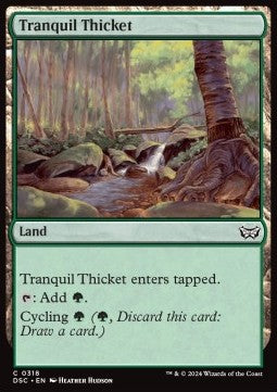 Tranquil Thicket - Commander: Duskmourn: House of Horror (Common) [DSC-318]