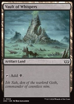 Vault of Whispers - Commander: Duskmourn: House of Horror (Common) [DSC-322]