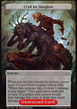 I Call for Slaughter - Commander: Duskmourn: House of Horror (Special) [DSC-337]