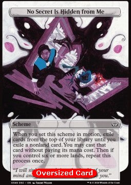 No Secret Is Hidden from Me - Commander: Duskmourn: House of Horror (Special) [DSC-349]