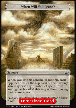 When Will You Learn? - Commander: Duskmourn: House of Horror (Special) [DSC-358]