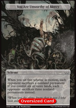 You Are Unworthy of Mercy - Commander: Duskmourn: House of Horror (Special) [DSC-359]