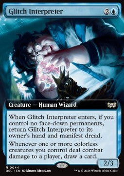 Glitch Interpreter - Commander: Duskmourn: House of Horror: Extras (Rare) [XDSC-44]