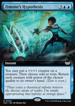 Zimone's Hypothesis - Commander: Duskmourn: House of Horror: Extras (Rare) [XDSC-46]