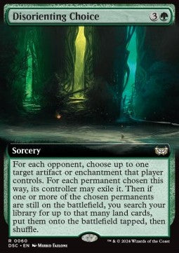 Disorienting Choice - Commander: Duskmourn: House of Horror: Extras (Rare) [XDSC-60]