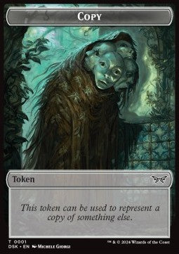Copy Token // Horror Token (B 2/2) - Duskmourn: House of Horror: Tokens (Token) [TDSK-T 1/10]