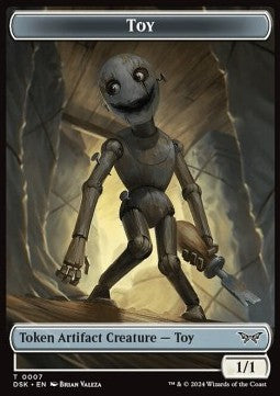 Toy Token (A 1/1) // Manifest Token (C 2/2) - Duskmourn: House of Horror: Tokens (Token) [TDSK-T 7/18]